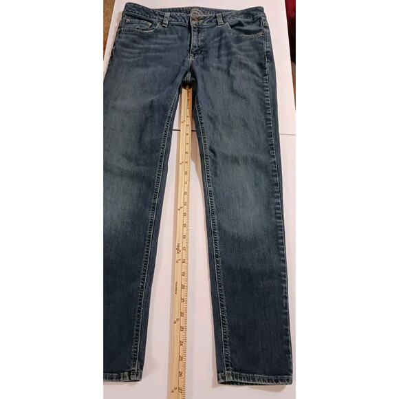 Michael Kors Women's Blue Mid-Rise Skinny Jeans Size 8 - Picture 14 of 14